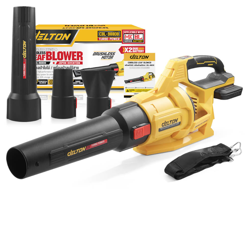 เครื่องเป่าใบไม้ไร้สาย (เฉพาะเครื่องเปล่า) DELTON รุ่น CBL-988DB 20V